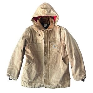 VTG Carhartt Sz L Detroit‎ Jacket Chore Coat Rare 100 Year Anniversary USA 80s